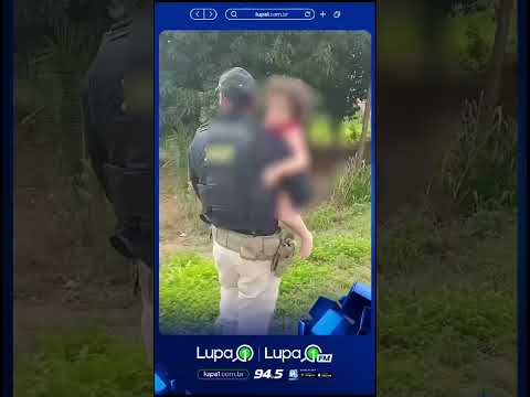 Uma criança de 4 anos foi resgatada pela Polícia Rodoviária Federal (PRF) na BR-153, em Goiás