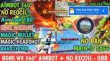BGMI 4.1 AIMBOT OBB | BGMI 4.1 NO RECOIL CONFIG | BGMI NO RECOIL CONFIG 4.1 [100% Safe No Ban ]