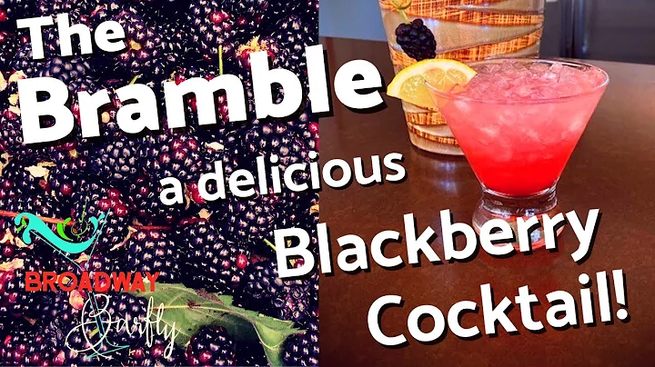 Bramble Cocktail 🍷 Blackberry Cocktail Made with Crème de Mûre (Gin Bramble Cocktail Recipe)