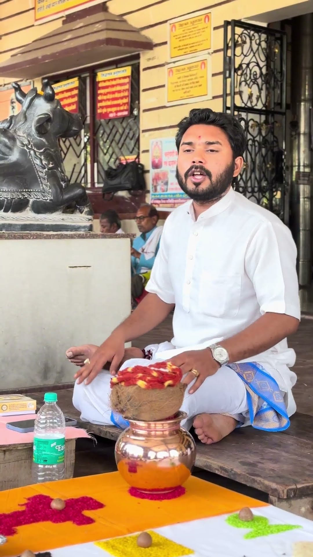 Video from a puja performed in Ujjain