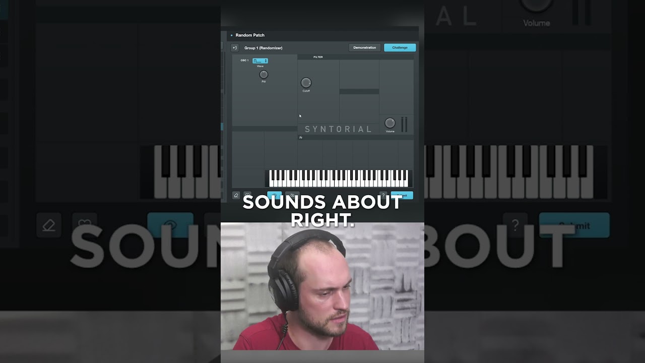 Ear training for sound design (Syntorial first chapters)