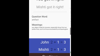 Multiplayer Vocabulary game for GRE - Build Your Vocabulary screenshot 4