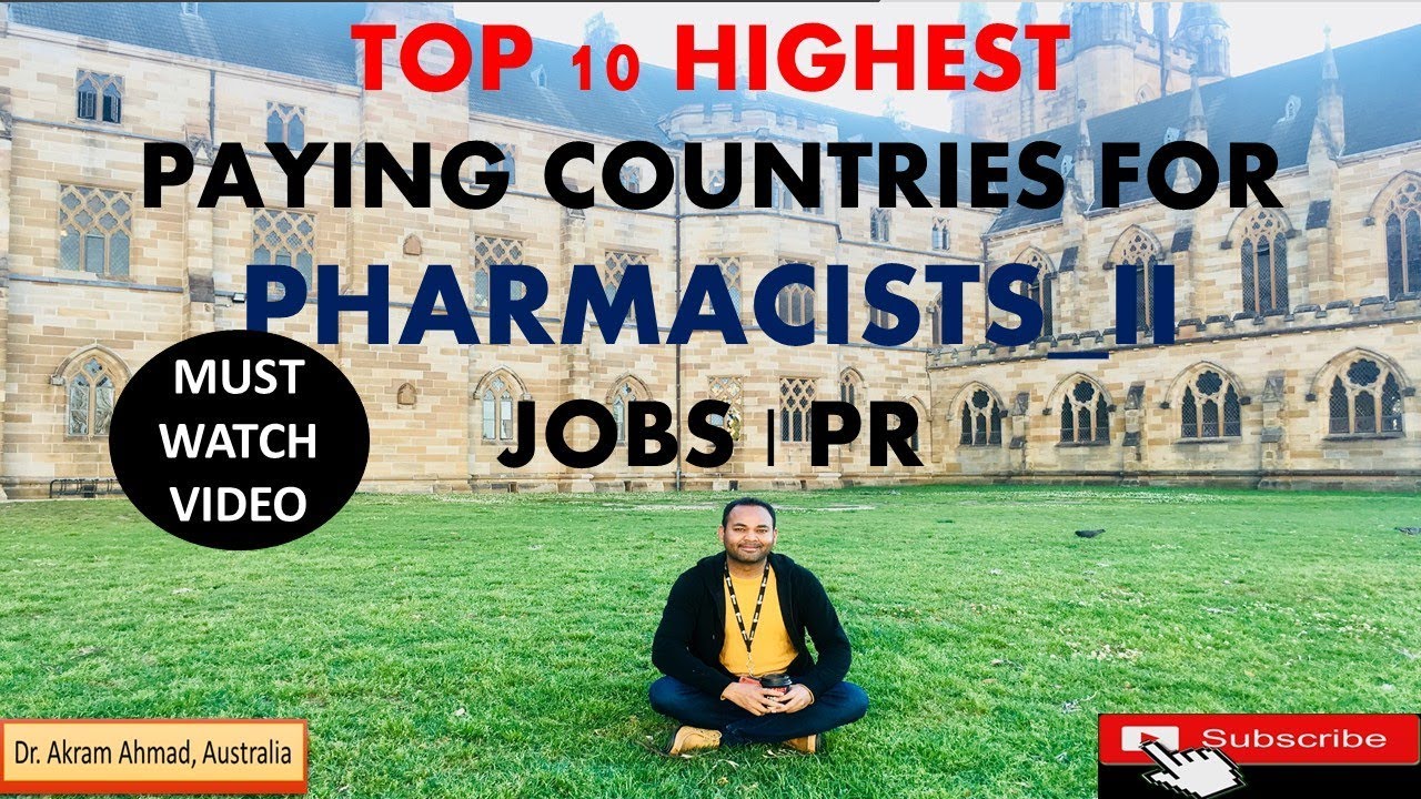 TOP 10 HIGHEST PAYING COUNTRIES FOR PHARMACIST I BECOME PHARMACIST IN 
