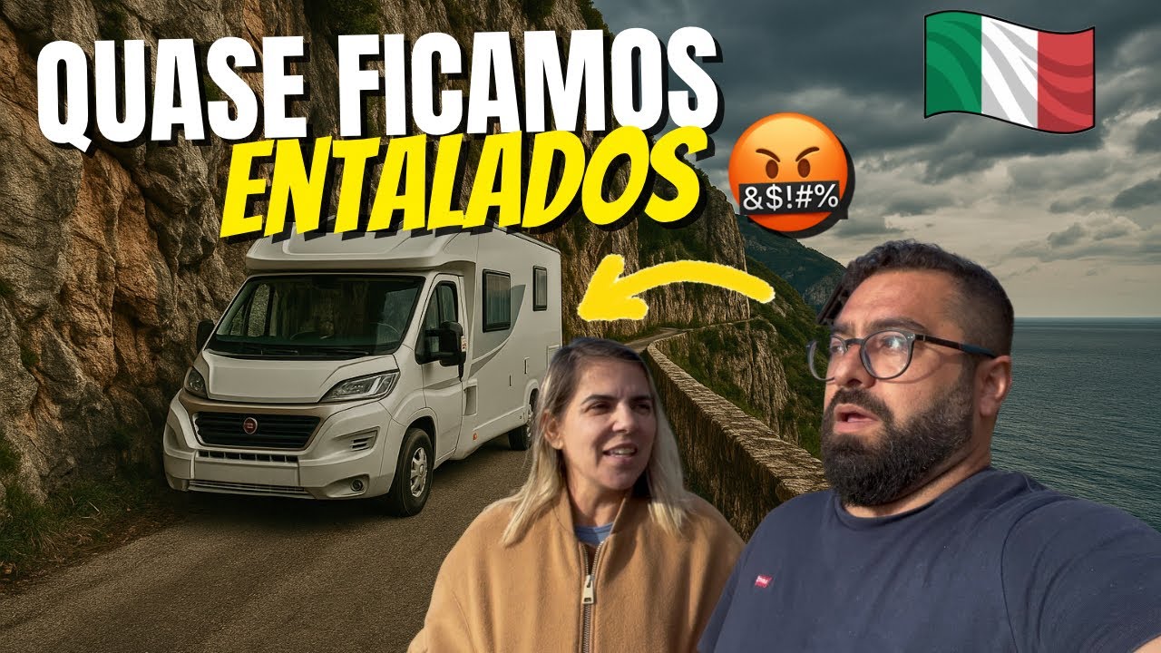 ENTRAMOS NA ITÁLIA e QUASE FICAMOS ENTALADOS! 🇮🇹🚐 (Eurotrip 2025)