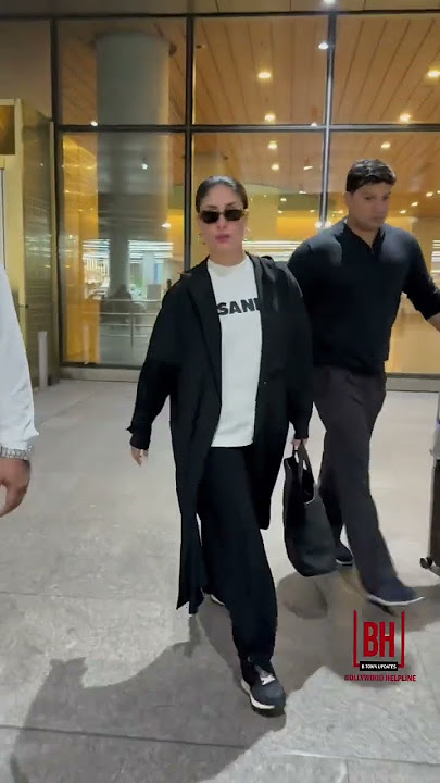 Kareena Kapoor Spotted At Mumbai Airport#bollywoodhelpline #spotted #kareenakapoorkhan