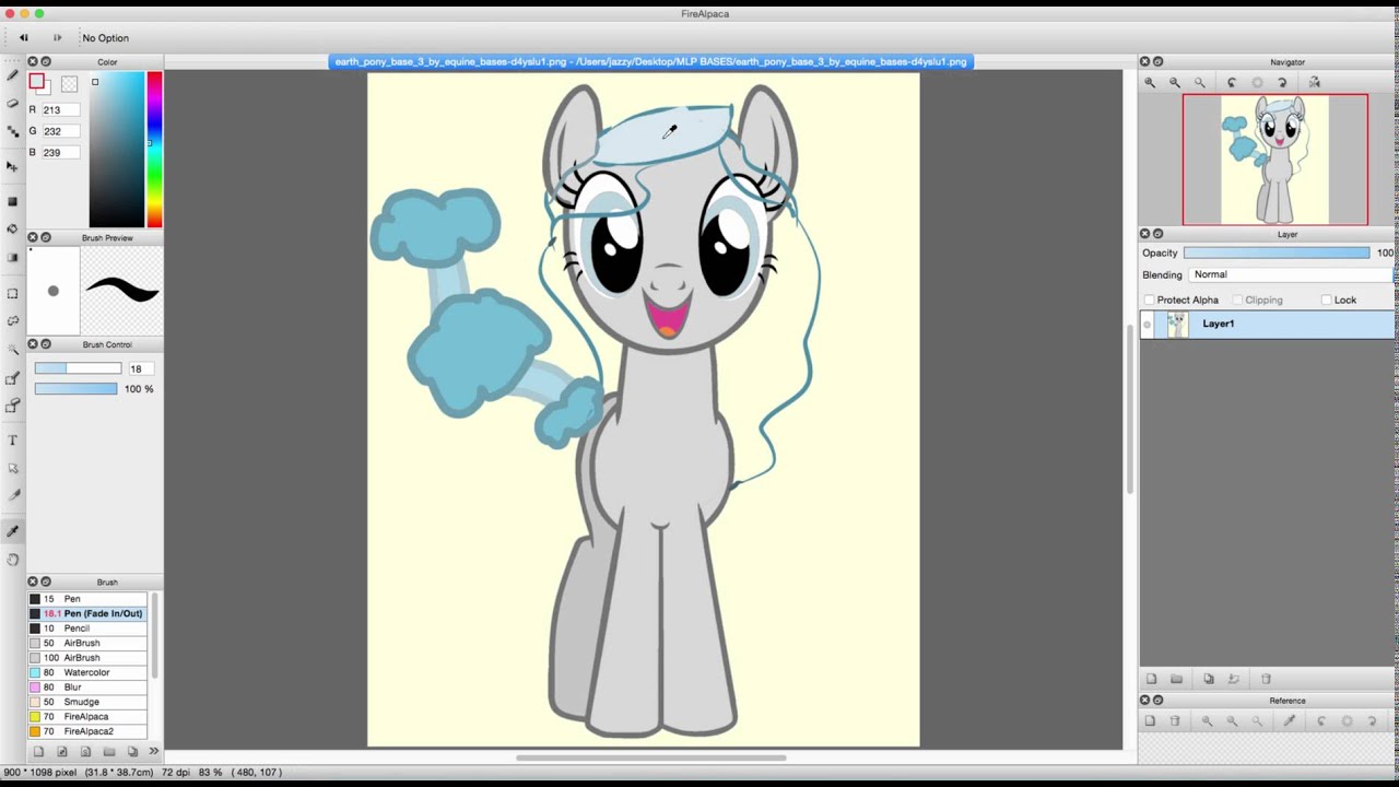 Mint Lace Speedpaint + Creation of Channel Art!