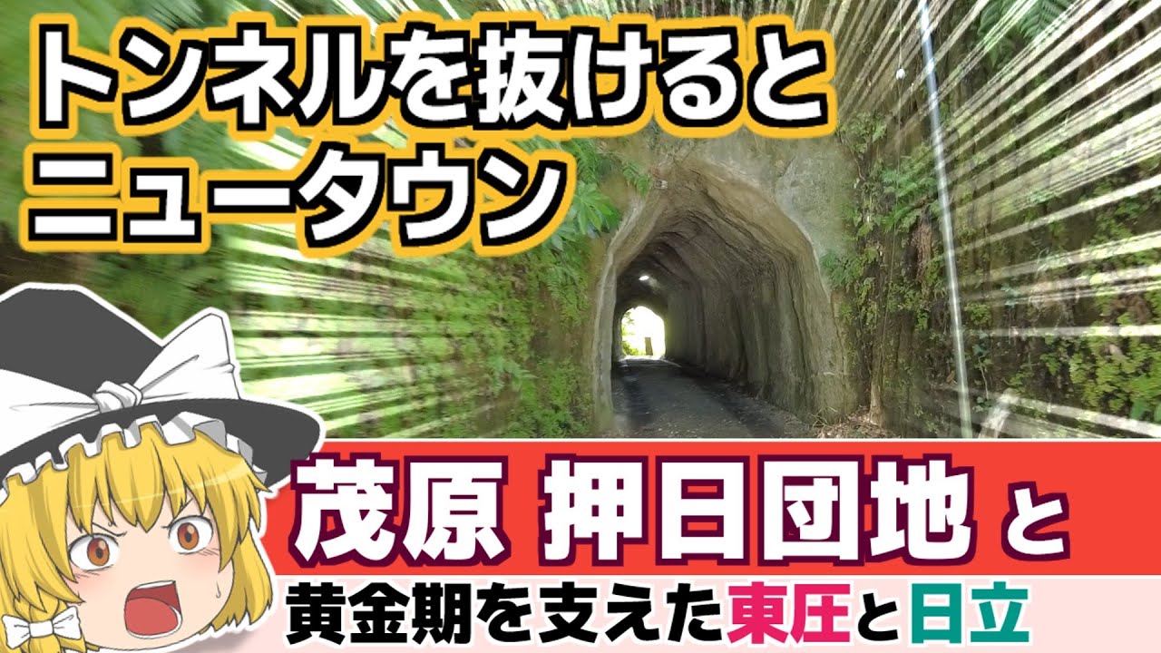 【茂原市】水害無縁！丘の上のニュータウンと、隣町へワープする素掘りトンネル群【緑園台・押日ランド】