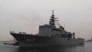 M180201D 海上自衛隊 平成29年度機雷戦訓練（伊勢湾） 一斉出港④