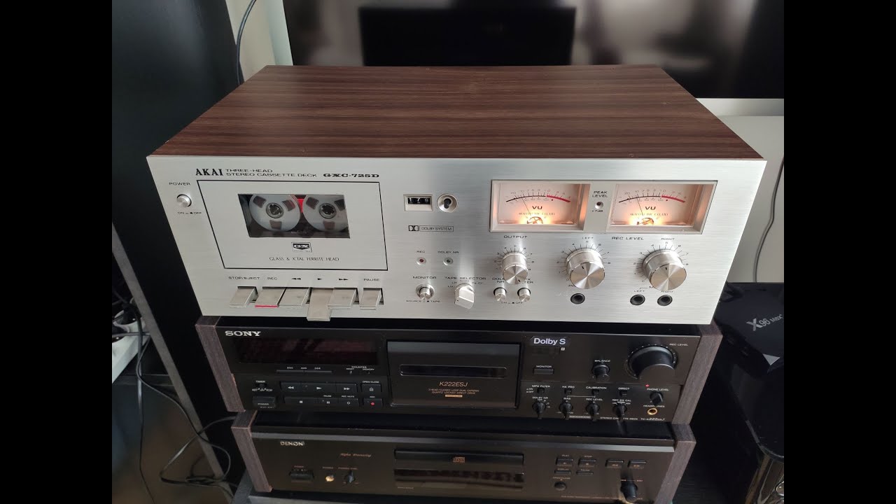 AKAI GXC-725D - YouTube