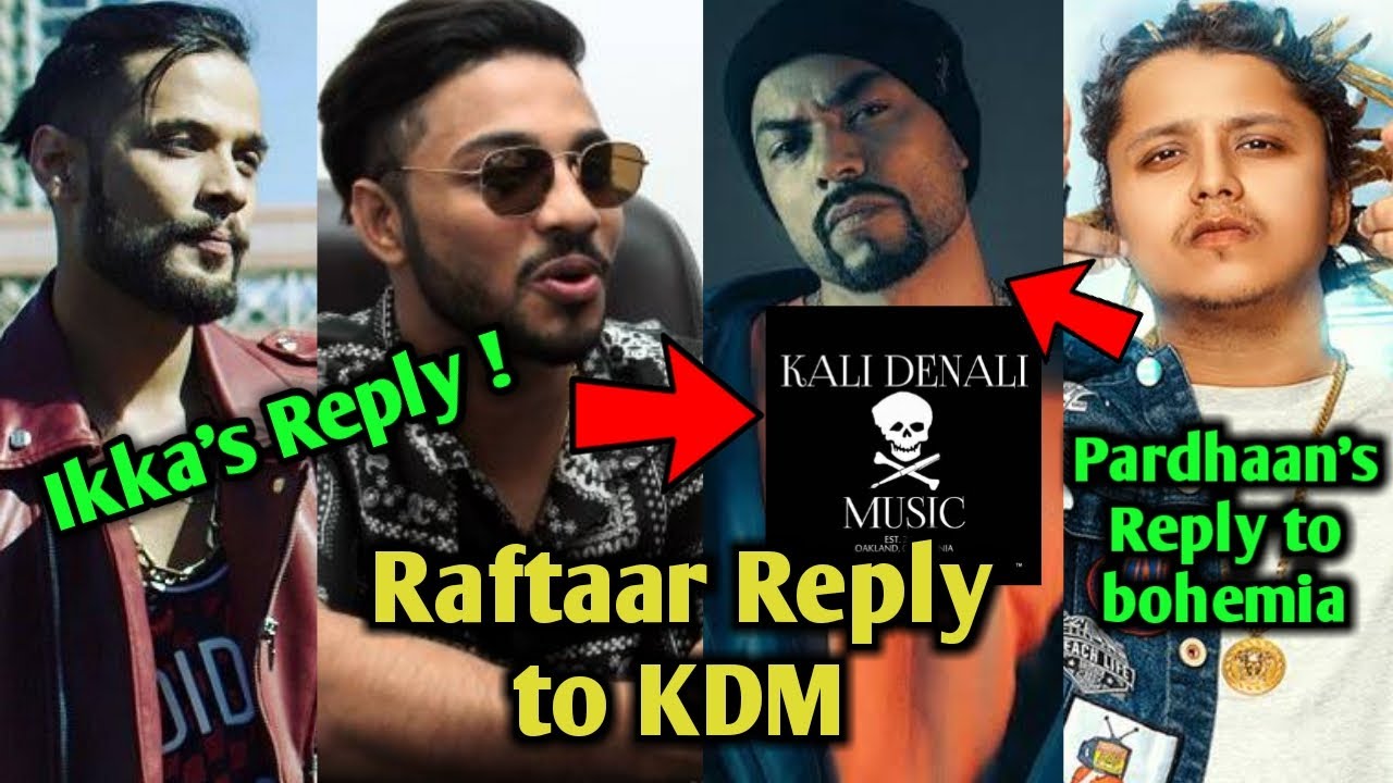 Raftaar VS KDM, Raftaar's Reply to KDM | Pardhaan Reply to Bohemia | Ikka's Reaction