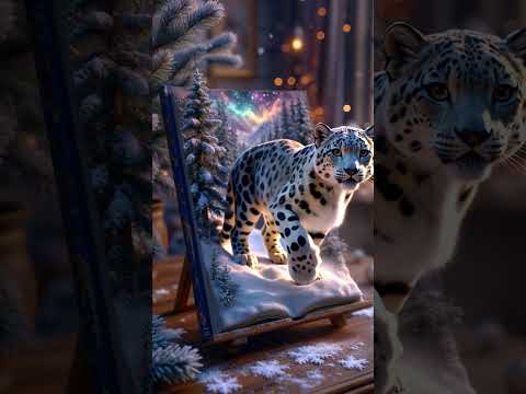 Papaoutai Snow Leopard Searching Animation 