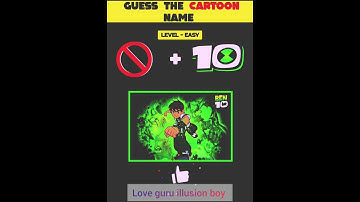 Guess Challenge: Guess The Cartoon Name! | Guess Puzzles for IQ Test #shorts #viral #paheliyan #fact