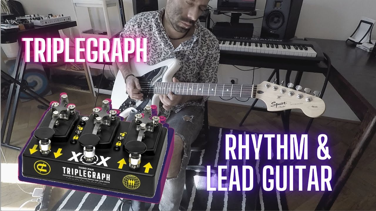 Triplegraph Quick Demo Rhythm and Lead Guitar FX Loop (Wah Filter