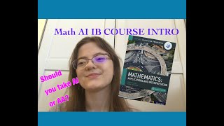 IB Math AI Course Description/Guide