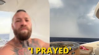 BREAKING: Conor McGregor survives scary storm on his yacht in Italy
