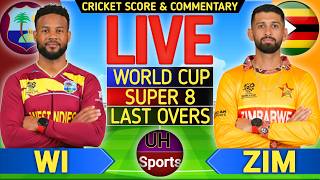 🔴WI Vs ZIM, Live Cricket Match Today, T20 World Cup | Cricket Live Match Score Commentary, Last Over screenshot 2