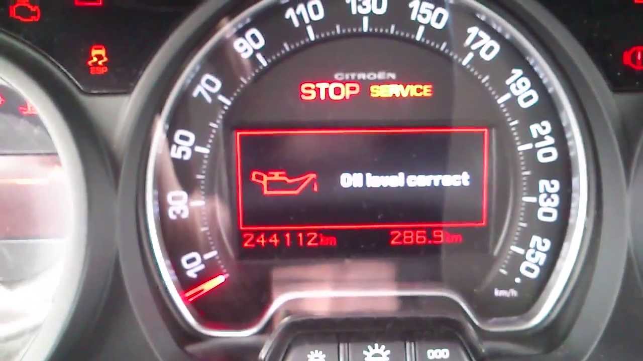 Kasowanie Inspekcji Citroen C5 (Rd) 08- Oil Service Indicator Light Reset Citroen C5 (Rd) 08- - Youtube