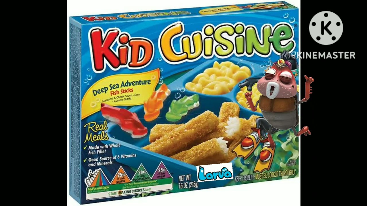 kid cuisine larva deep sea adventure fish sticks red meals
