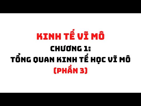 Video KINH TẾ VĨ MÔ: CHƯƠNG 1 - TỔNG QUAN KINH TẾ HỌC VĨ MÔ... - youtube