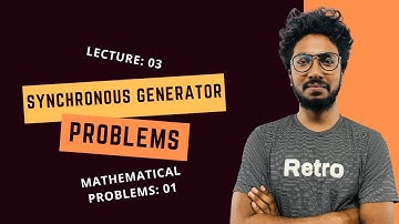 L3: Synchronous Generator | Alternator Mathematical Problems -01 ( পর্ব-০১) | by Sourav Kumar Biswas