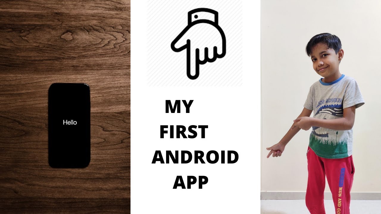 MY FIRST ANDROID APP 👉📱 🙂🙂🙂 - YouTube