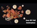 Make this Stunning Fall Centerpiece in Under 5 Minutes with the Bowdabra #bowdabra #howtomakebows #