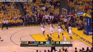 LeBron James Thunderous Dunk | Cavaliers vs Warriors | Game 2 | June 5, 2016 | 2016 NBA Finals