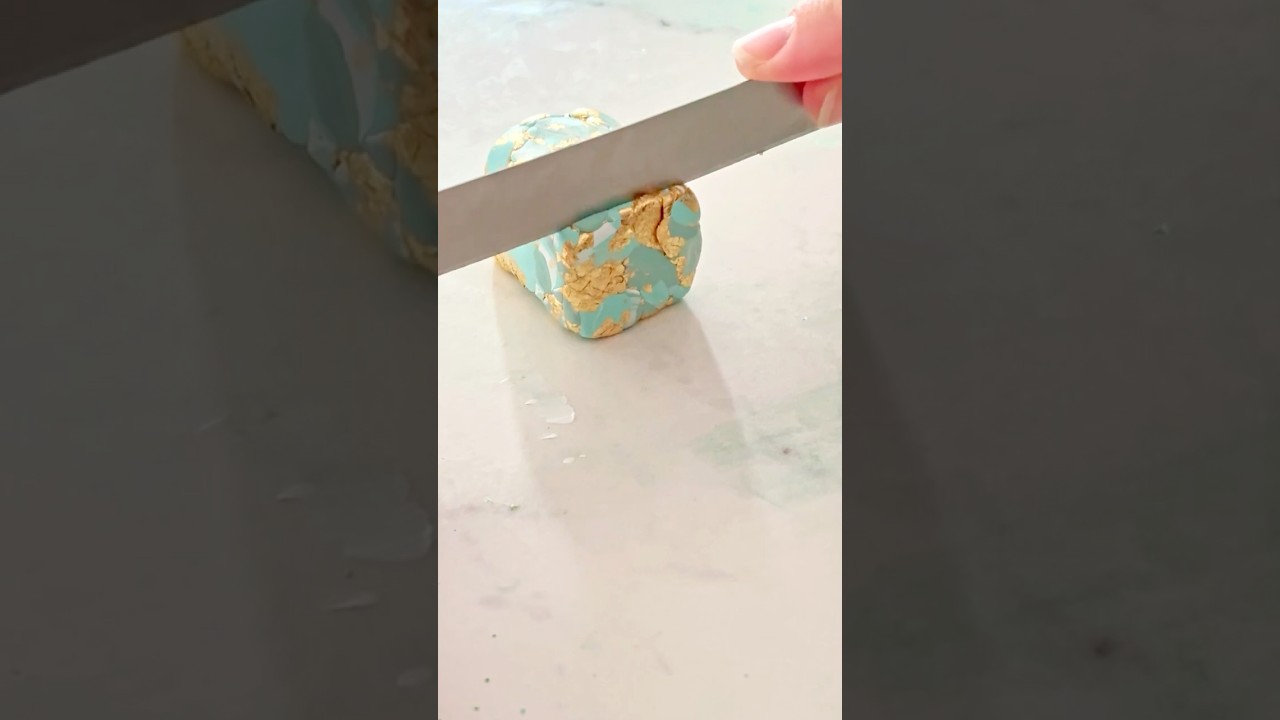 Polymer Clay Earrings | Green Meadows | 