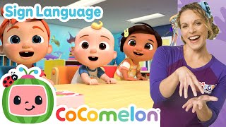 jello color song cocomelon asl sign language babies