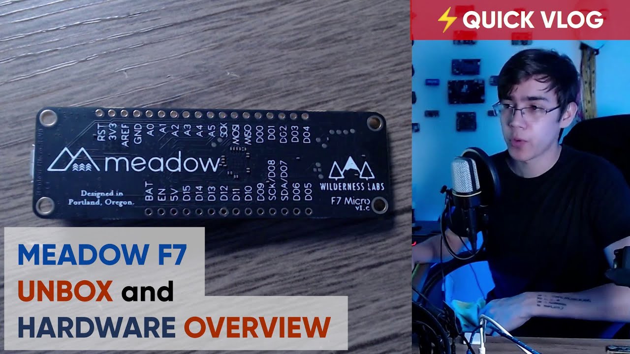 🔍 Wilderness Labs Meadow F7 - Unbox and Hardware Overview (SMT32F7)