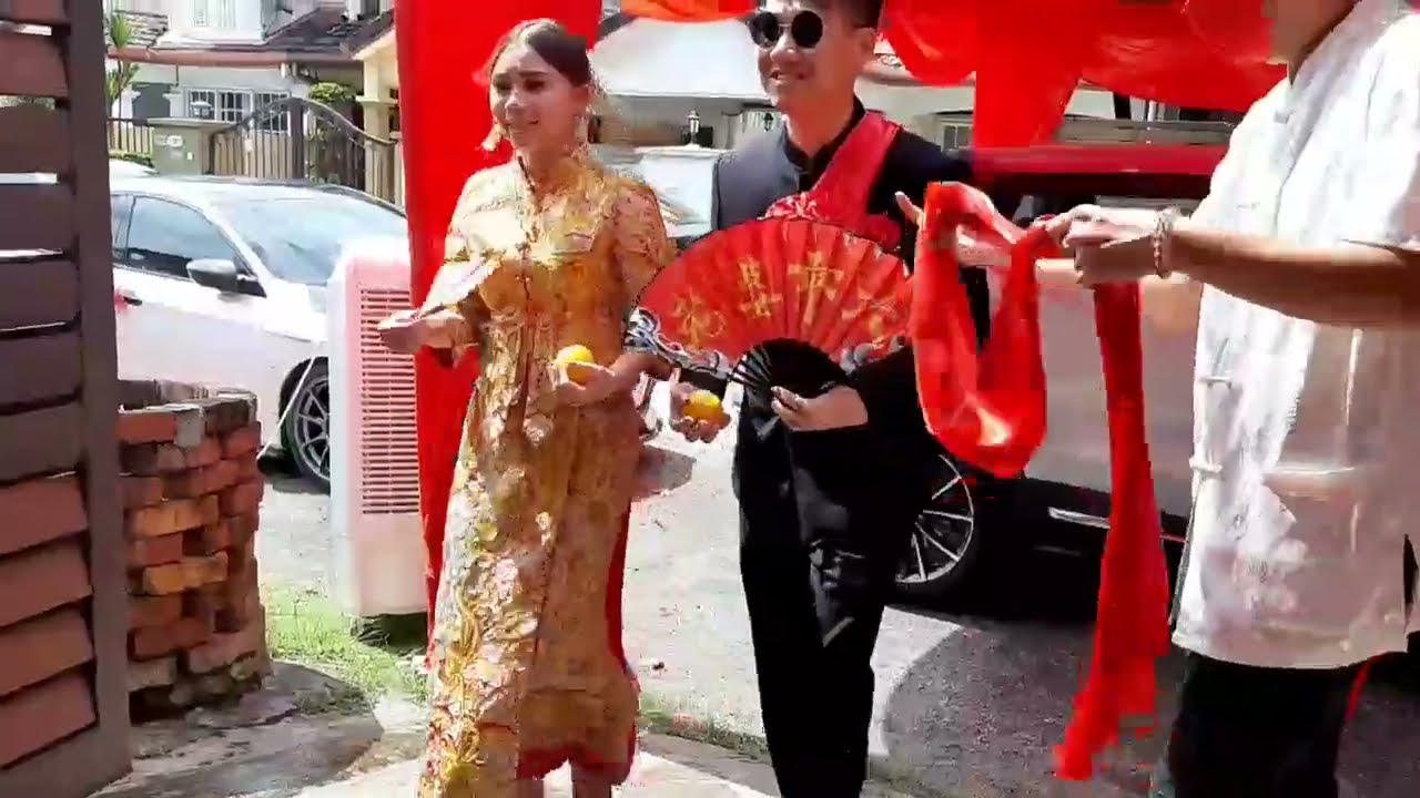 menyambut kedatagan peganten baru