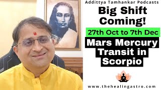 Mars Mercury Transit in Scorpio: Impact on 12 zodiac signs #marstransit   #rashifal #mercurytransit