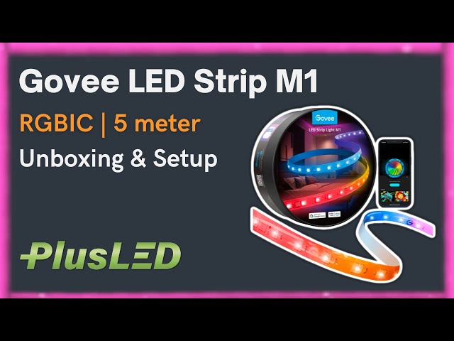 Govee LED Strip M1, RGBIC, 5m, Wi-Fi + Bluetooth