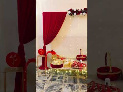 كوشة زفاف Decoration ديكور حفلات أعراس أفراح عمل كوشات اعراس منزلية كوشات اعراس منزلية 