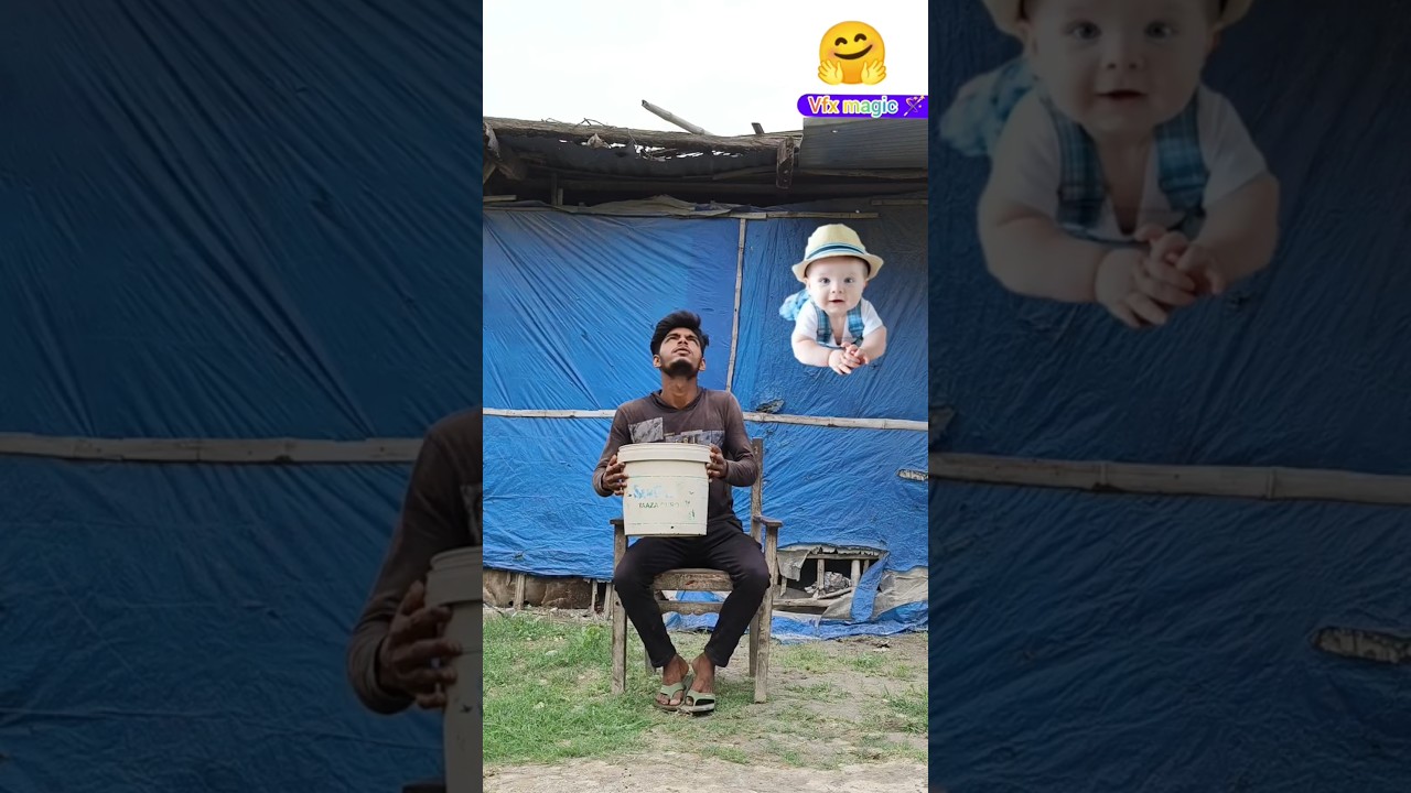 Catching flying babies funny vfx magic | Kinemaster editing | Ayan mechanic