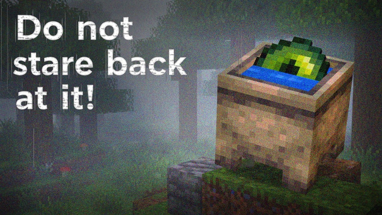 If An Eye Stares From Your Cauldron, DON'T LOOK BACK! Minecraft Creepypasta