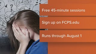 FCPS offers free virtual mental wellness consultations for middle, high schoolers struggling over su