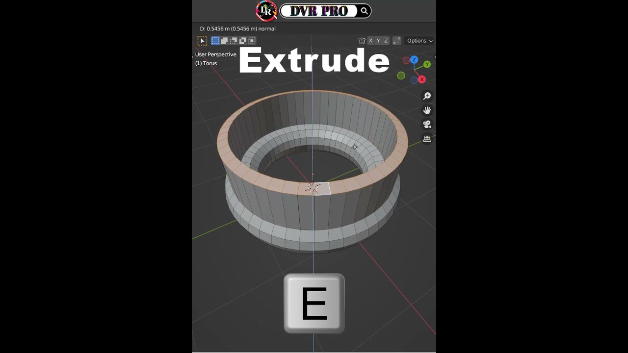 Blender Keyboard Shortcut Extrude 