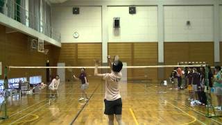 20121014 秋大　阪医戦　酒巻ｖｓ藍原　4-4