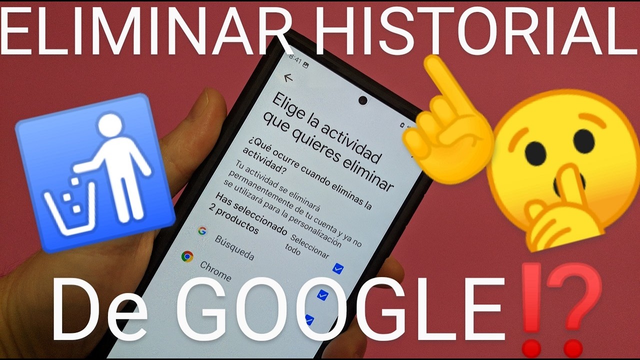 Como ELIMINAR TODO tu HISTORIAL de GOOGLE con MI ACTIVIDAD FÁCIL y ...