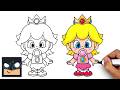 How to Draw Baby Peach | Super Mario