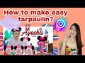 HOW TO MAKE A LAYOUT FOR TARPAULIN USING YOUR PHONE! | PICSART