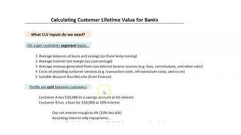 How to Calculate Customer Lifetime Value (CLV) for a Bank
