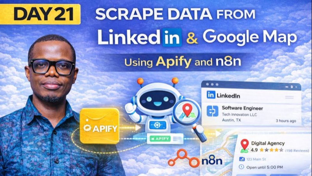 Apify Actors Explained | Scrape LinkedIn & Google Maps with n8n for ...