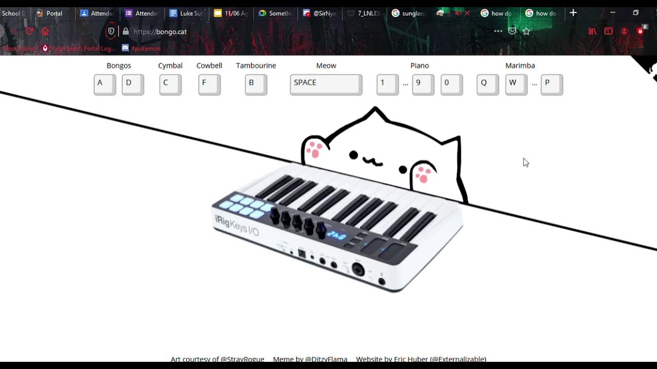 bongo cat learns megalovania YouTube