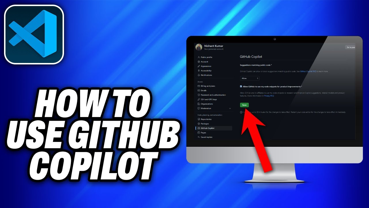 How To Use Github Copilot With Visual Studio Code (2025) - Easy Fix ...