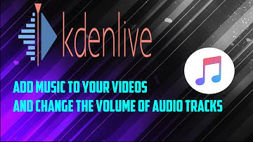 How to add Background Music to your Videos using Kdenlive in 2017
