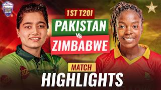 Match Highlights | Pakistan Women vs Zimbabwe Women | Match 01 | T20I Series 2026 | M9H1K screenshot 1