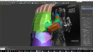 6 Modeling Infinity Gauntlet Tutorial - 3Ds Max