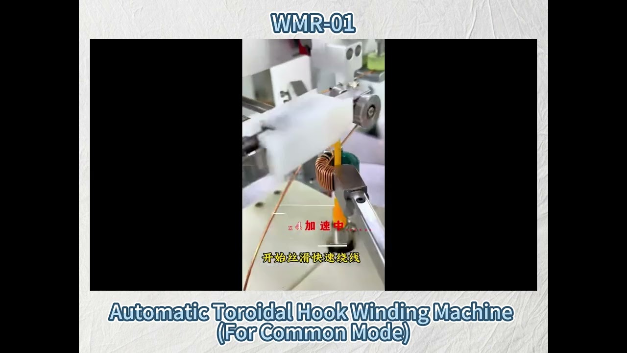Automatic toroidal hook winding machine (For Common Mode) WMR-01